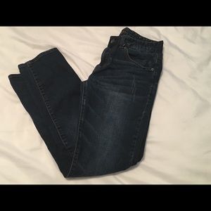 Men carbon blue jeans slim straight size 30/32